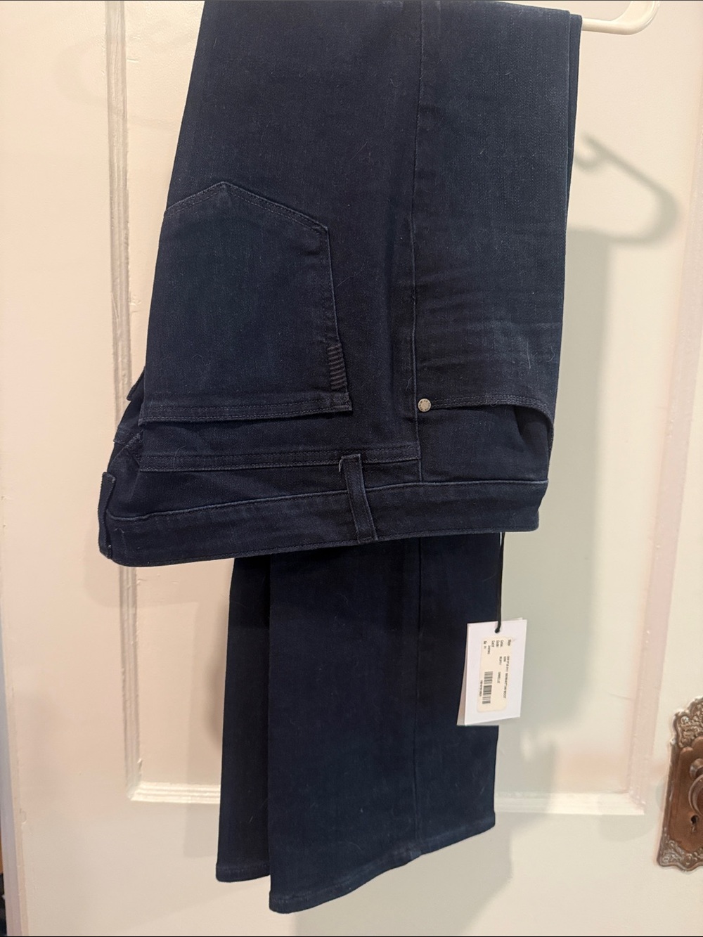 PAIGE Dark Navy Bootcut Jeans